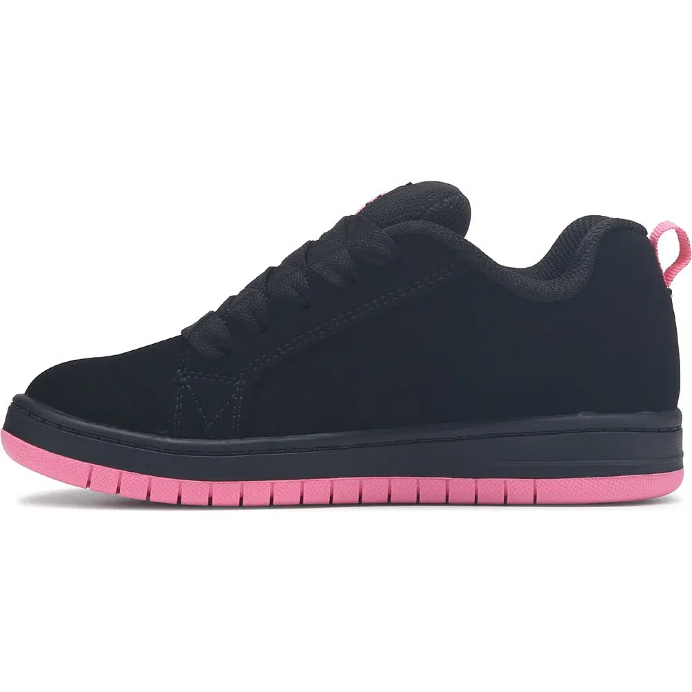 Детские кроссовки Court Graffik Dc Shoes, Black/Pink — фото 3