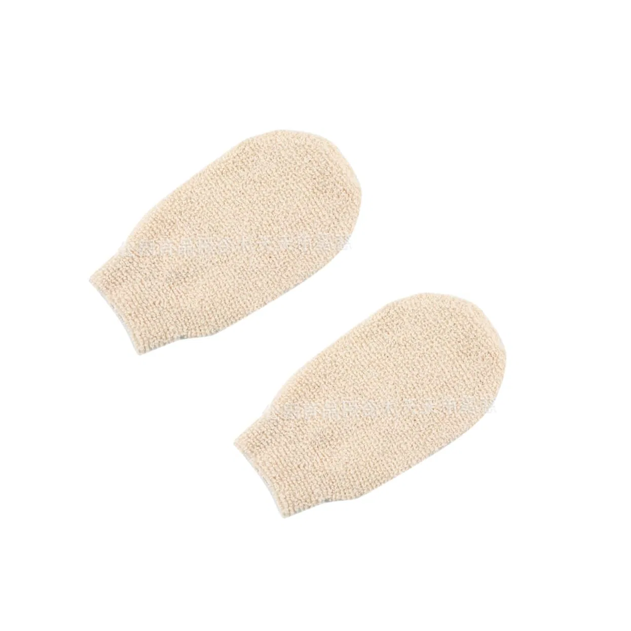 Пилинг-перчатки из бамбукового волокна, 2 шт, 21x12x1 см, Beige Minkissy