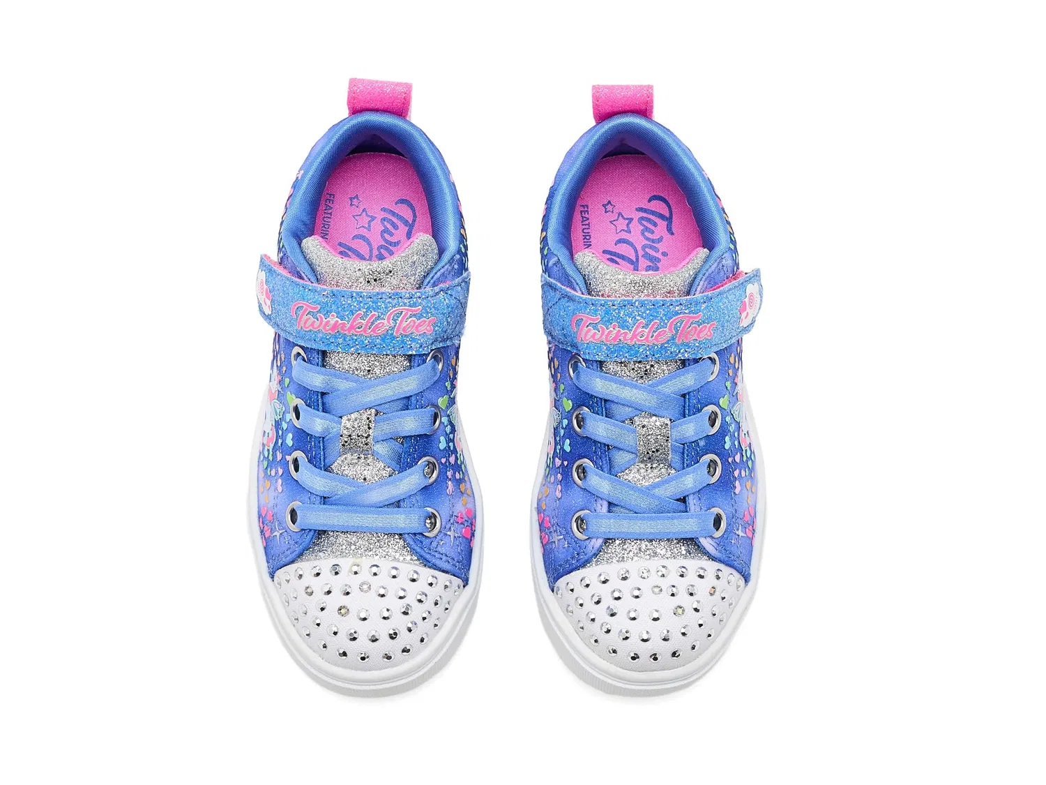 Кроссовки Twinkle Sparks - Unicorn Wonderland, Lighted 314468L (для маленьких детей) Skechers Kids, Blue/Multi — фото 3