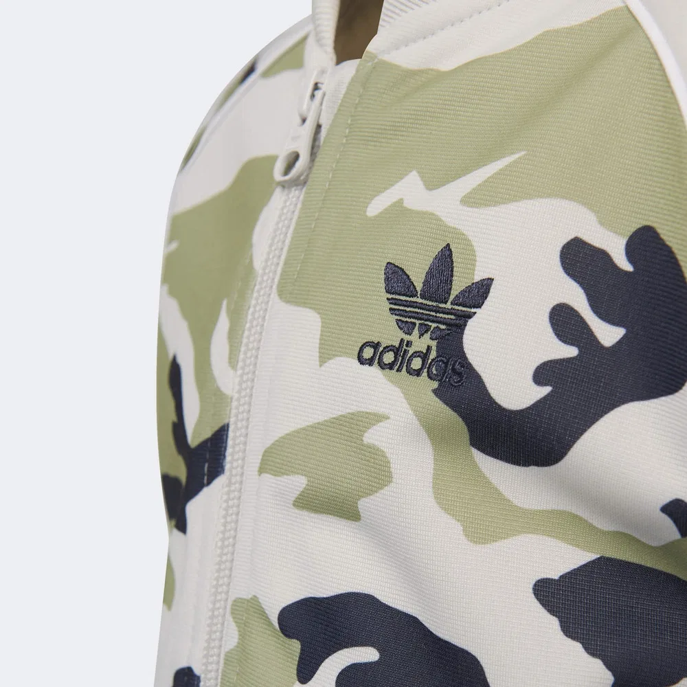 Детский спортивный комплект с воротником-бейсболка Adidas Originals, Camouflage Black — фото 4