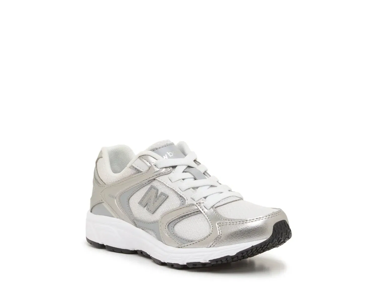 Кроссовки повседневные 408 Slip-On, New Balance, белый/серебристый
