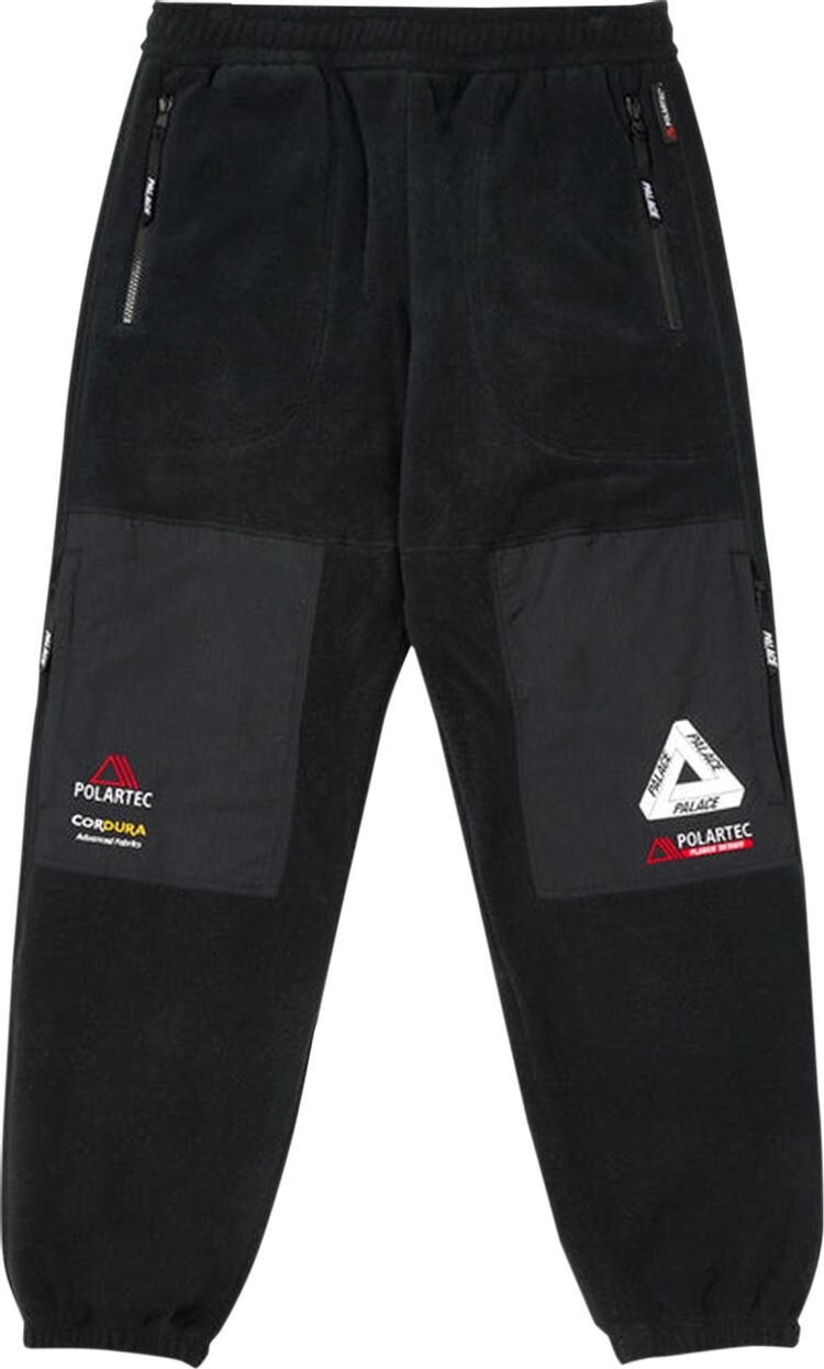 

Джоггеры Palace Polartec Double Zip Jogger 'Black', черный