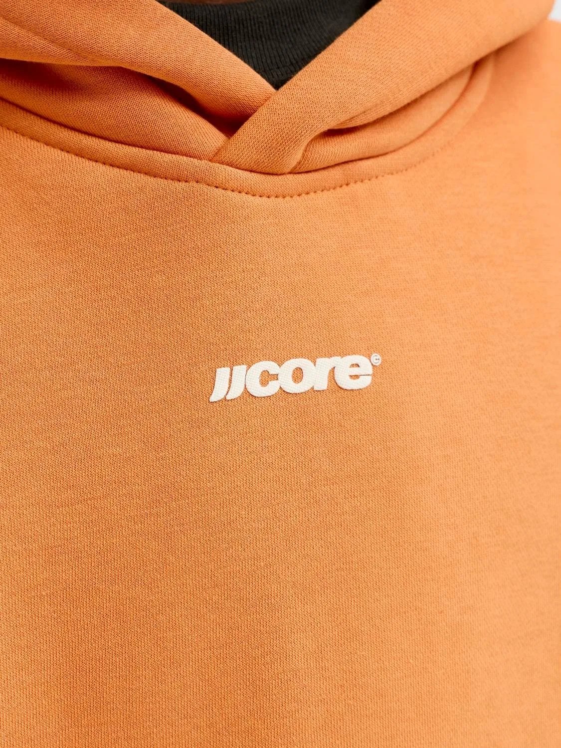 Худи с капюшоном Jcoclub Jack & Jones Junior, красно-кремовый — фото 2