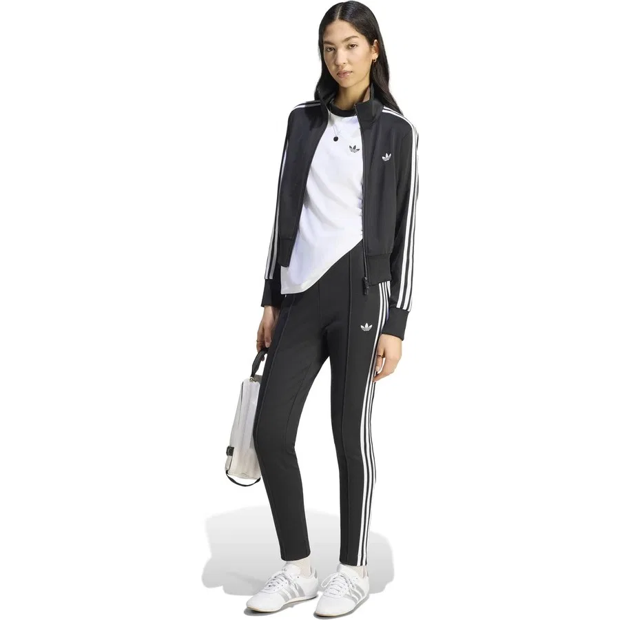Спортивный свитшот с высоким воротником adidas, Черный — фото 3