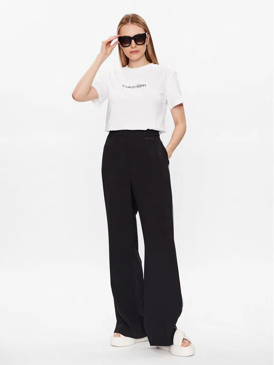 Футболка regular fit Hero Logo Calvin Klein, белый — фото 2