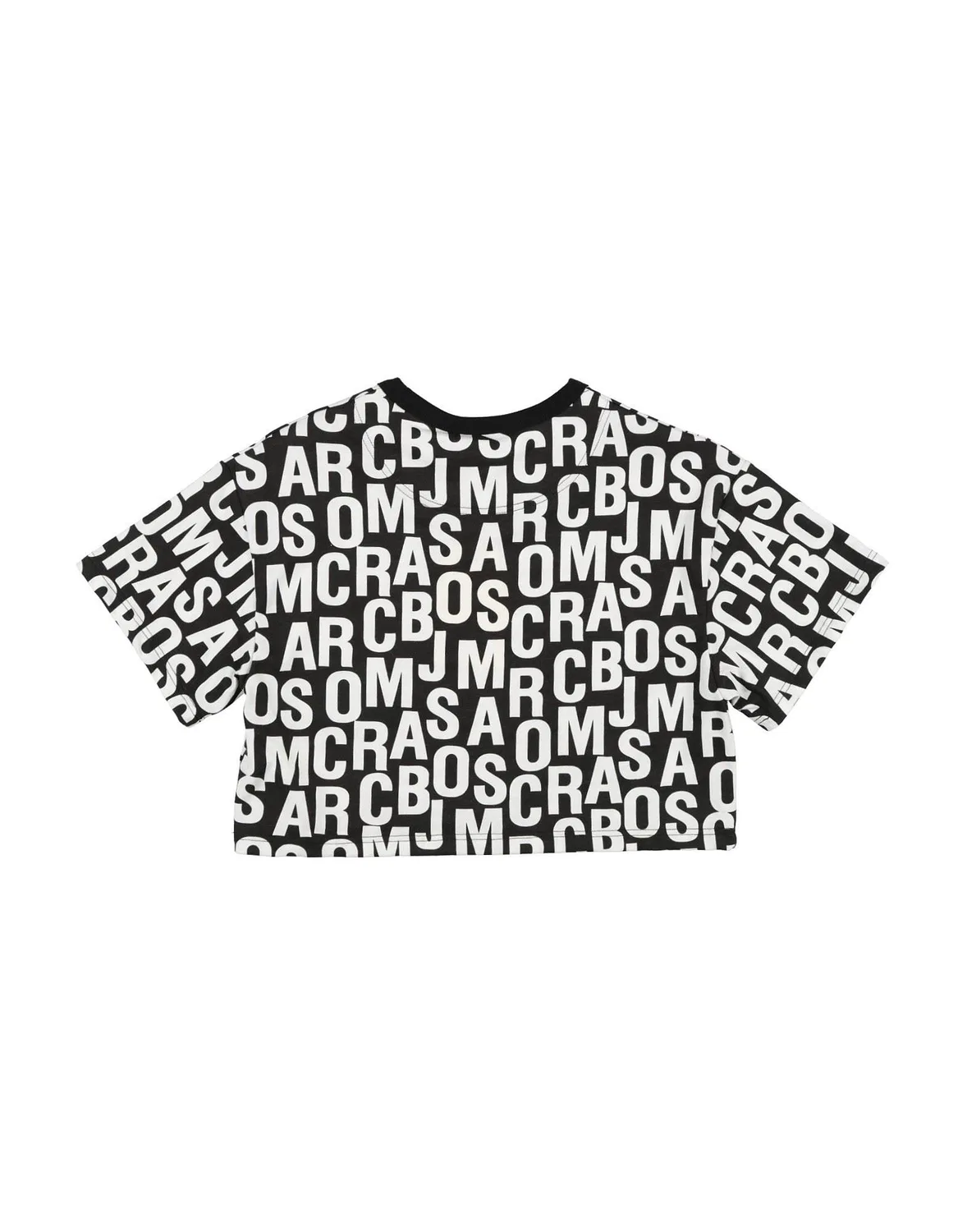 Детская футболка для девочек хлопковая с принтом Marc Jacobs, черный — фото 2