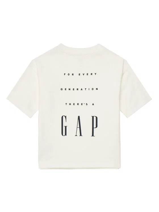 Футболка regular fit Gap, белый — фото 2