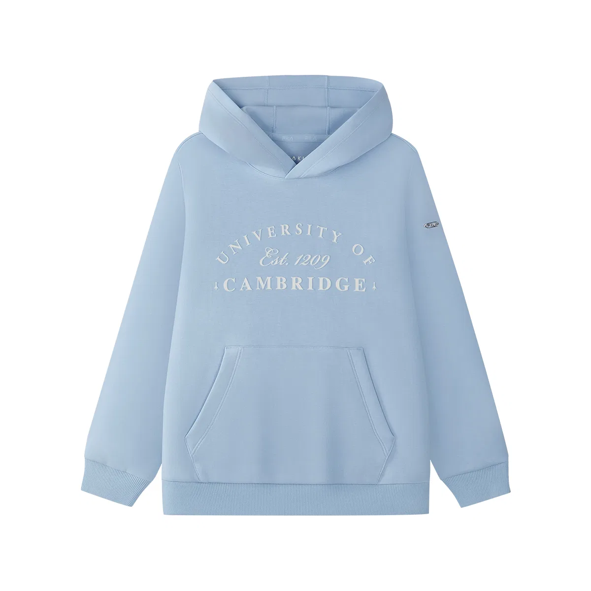 Детская толстовка с капюшоном, средней растяжимости FILA KIDS, Glacier Blue