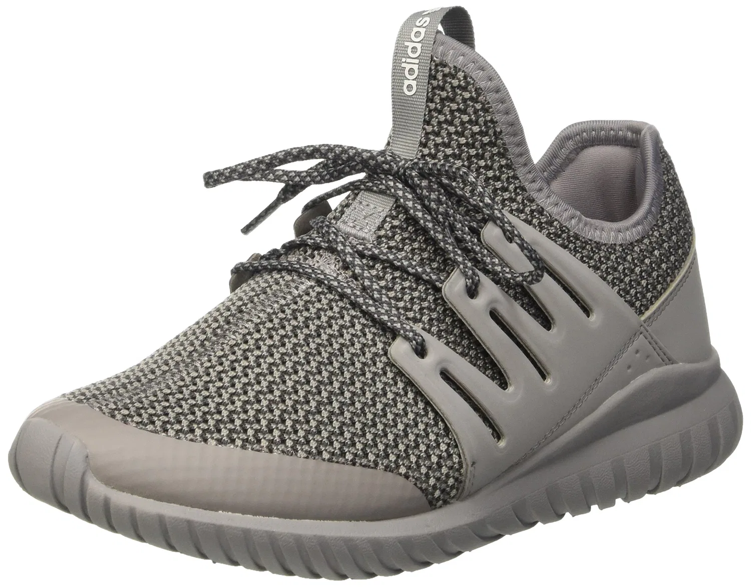 Детские кроссовки для мальчиков с принтом Tubular Radial J Adidas, Grey Chsogr Dgsogr Vinwht