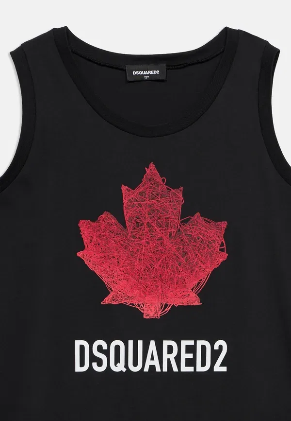 Топ Dsquared2, черный — фото 4