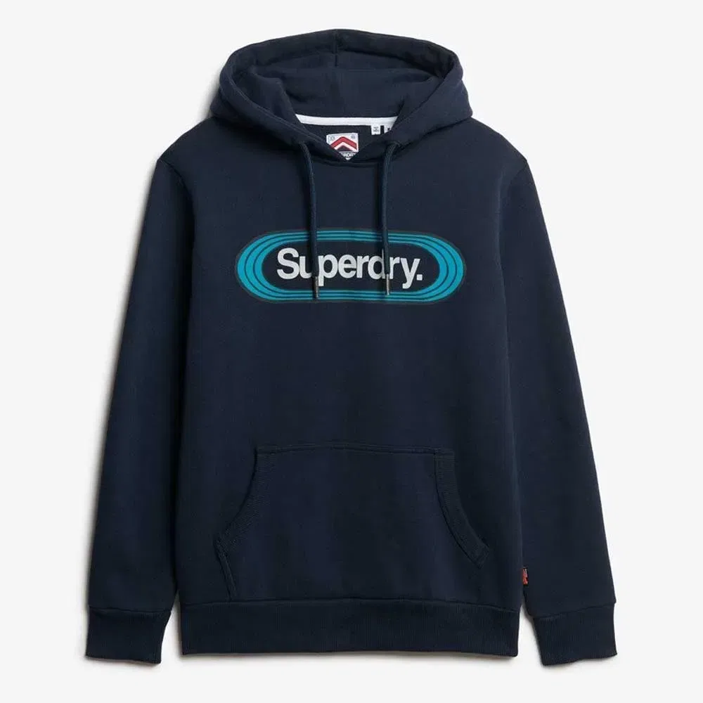 Худи Vintage Trade Tab Superdry, синий — фото 3