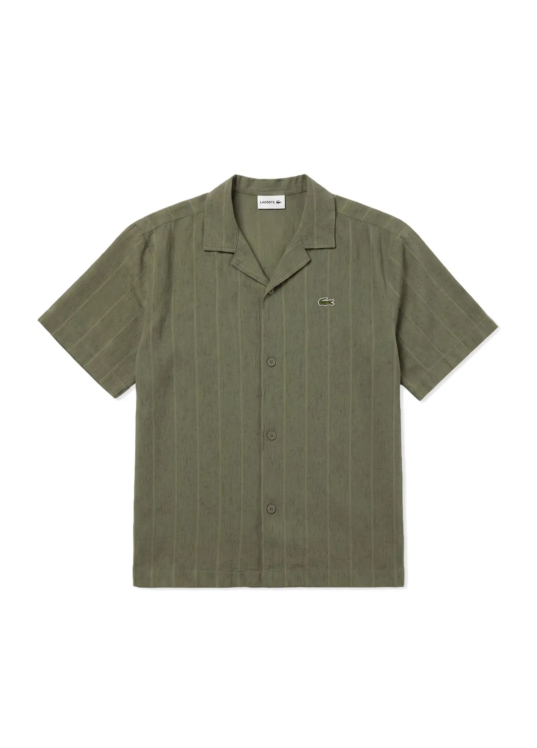 Рубашка Relaxed Fit Lacoste, Haki-BMY