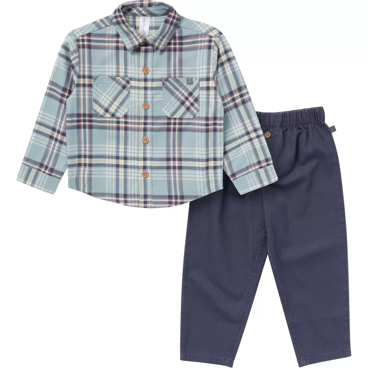 Детский комплект из рубашки и брюк с длинным рукавом Modern Moments by Gerber, Blue