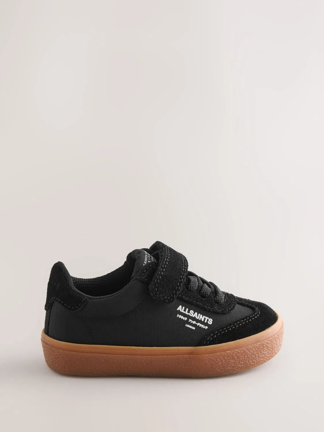 Кроссовки All Saints Black Ripstop Gum Sole — фото 2