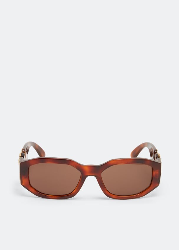 

Солнечные очки VERSACE Medusa Biggie sunglasses, коричневый