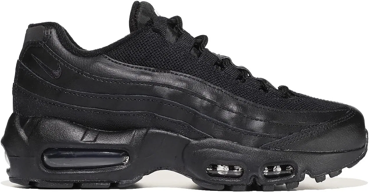 Детские кроссовки для мальчиков Air Max 95 Recraft Nike, Black/Black-Black-White — фото 4