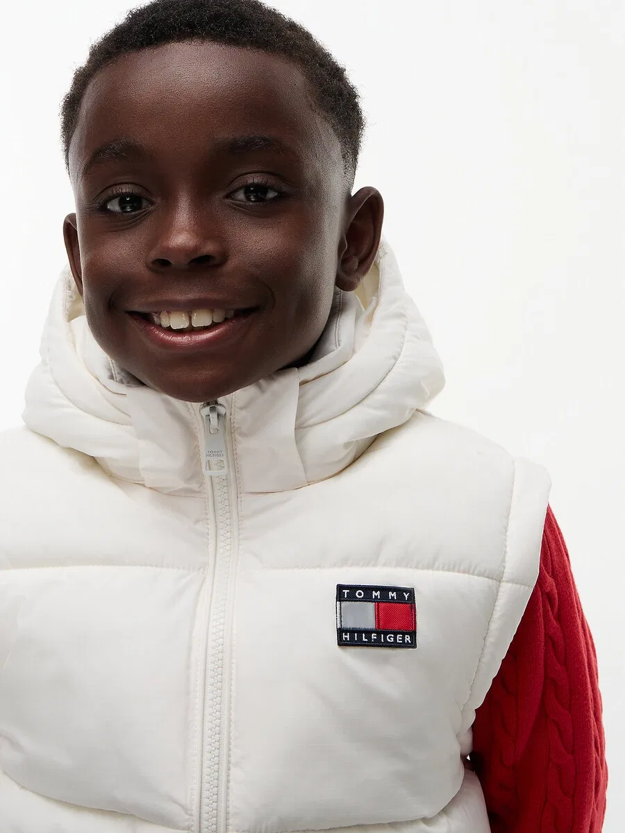 Зимняя куртка TOMMY HILFIGER 'Heritage', кремовый — фото 3