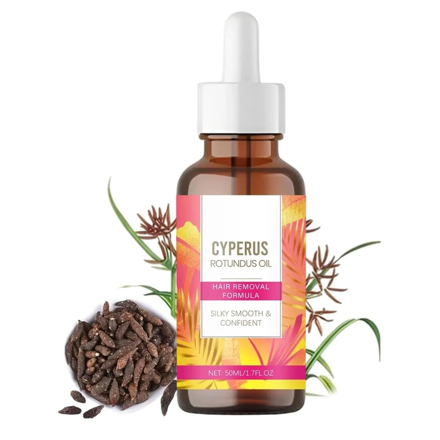 Масло для замедления роста волос Cyperus Rotundus, vokkrv, 50 мл