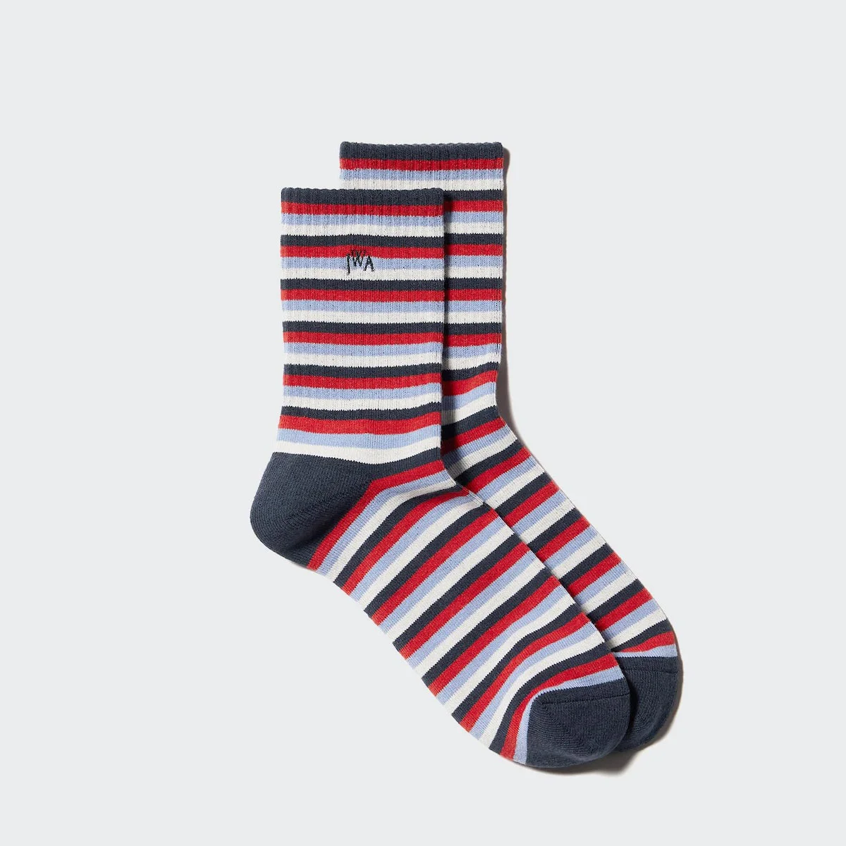 Носки Uniqlo x JW Anderson Heattech Muiti Striped, 69 темно-синий