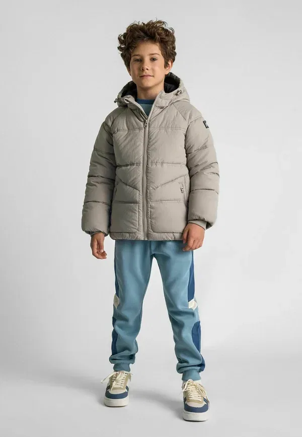 Куртка с капюшоном With zip Minoti, Light Grey, светло-серый