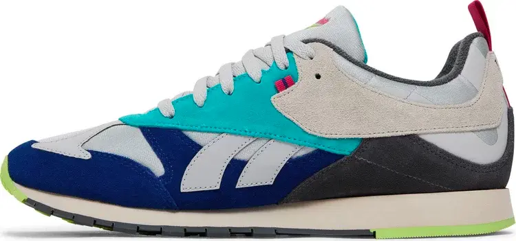 Кроссовки shoe palace x classic leather rc 1 'dart frog' Reebok, многоцветный — фото 4