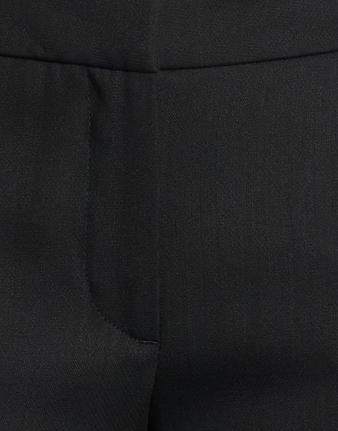 Женские брюки прямого кроя из шерсти Acne Studios, черный — фото 4