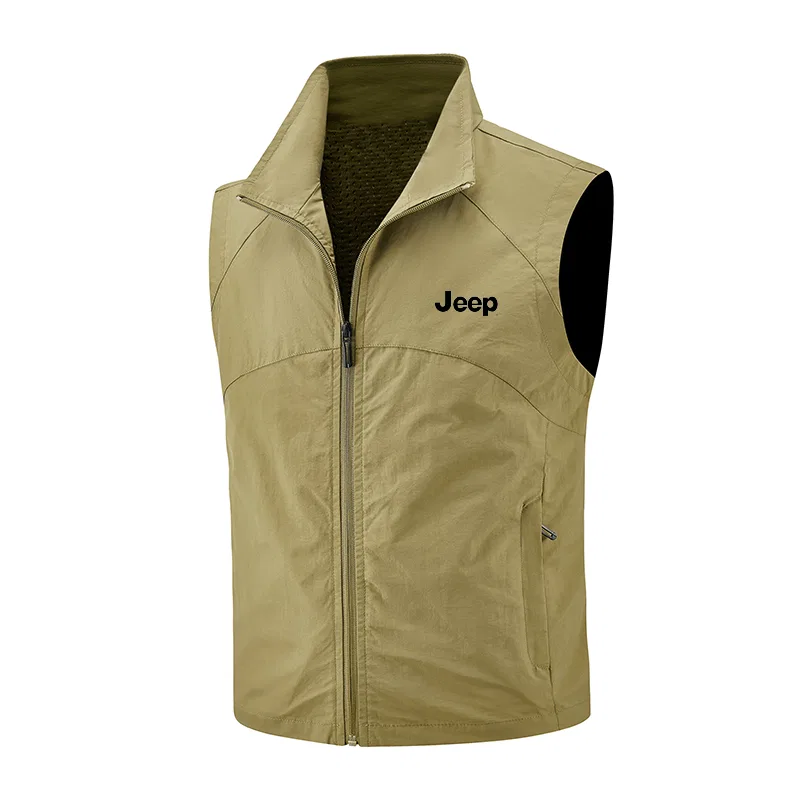 Детский жилет с воротником-стойкой Jeep, Khaki