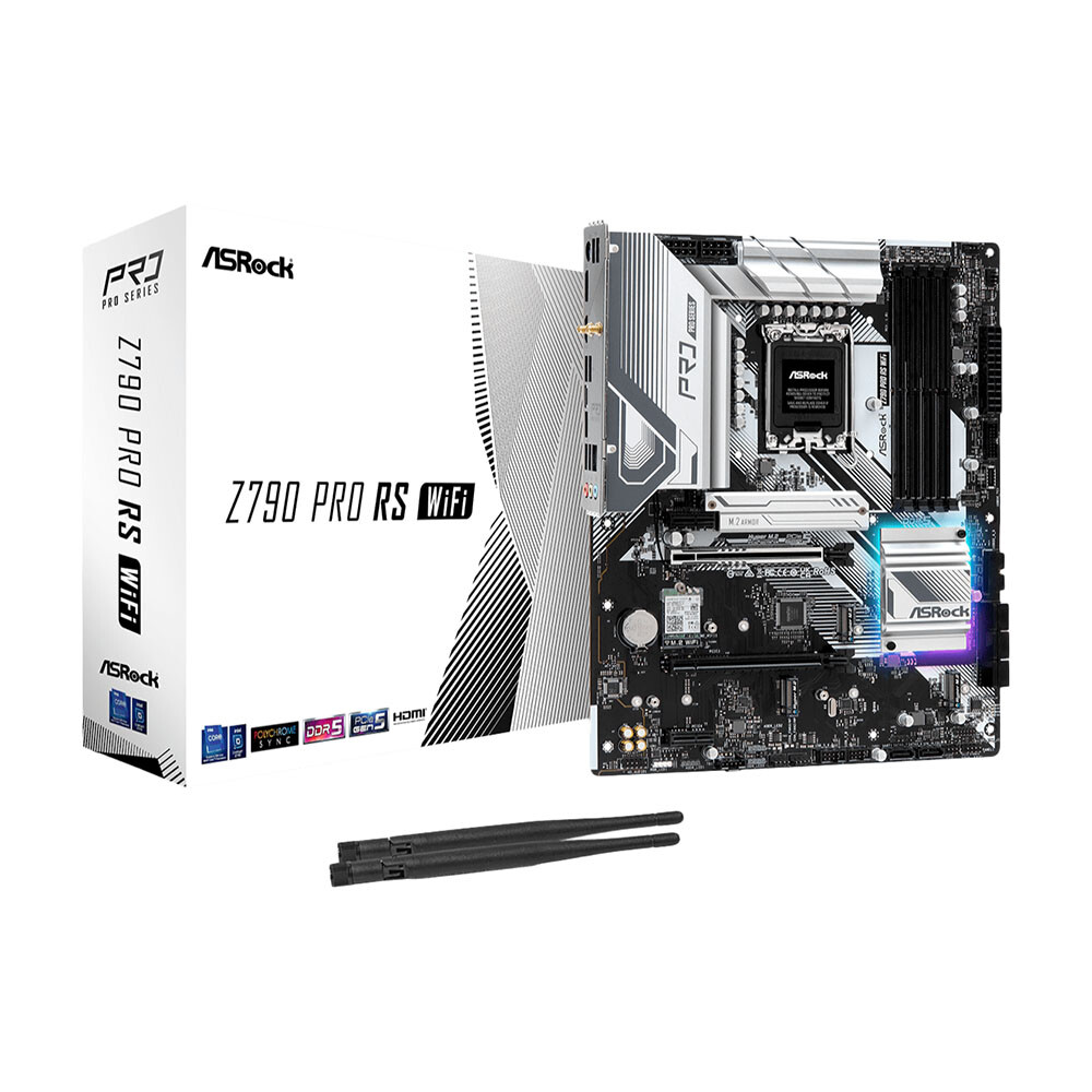 

Материнская плата ASRock Z790 PRO RS, LGA1700, DDR5, Wi-Fi