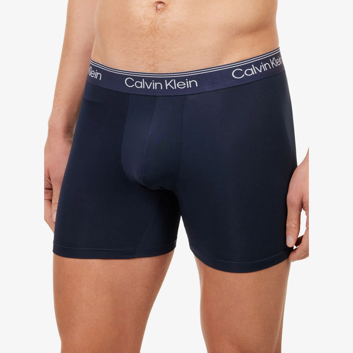 Комплект из трех боксеров из эластичной микрофибры Calvin Klein, мультиколор — фото 4