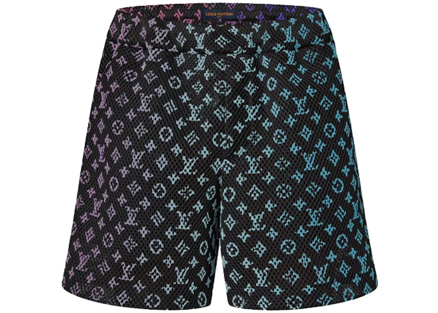 Мужские шорты из сетки Louis Vuitton, Black
