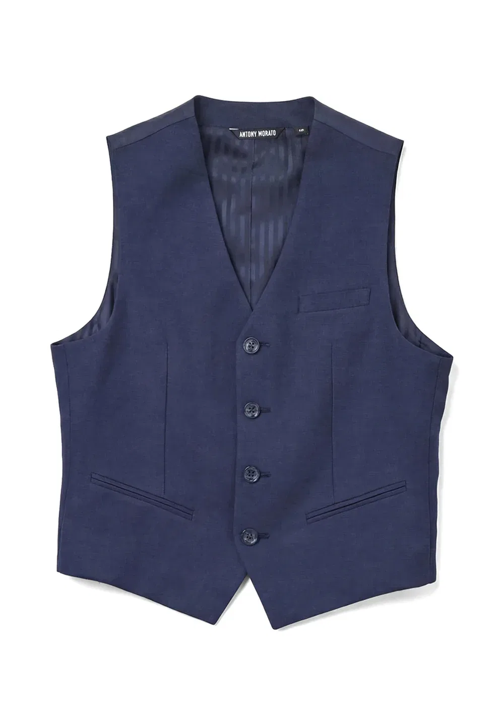 Жилет приталенного кроя - костюмный жилет Antony Morato, Royal Blue — фото 3