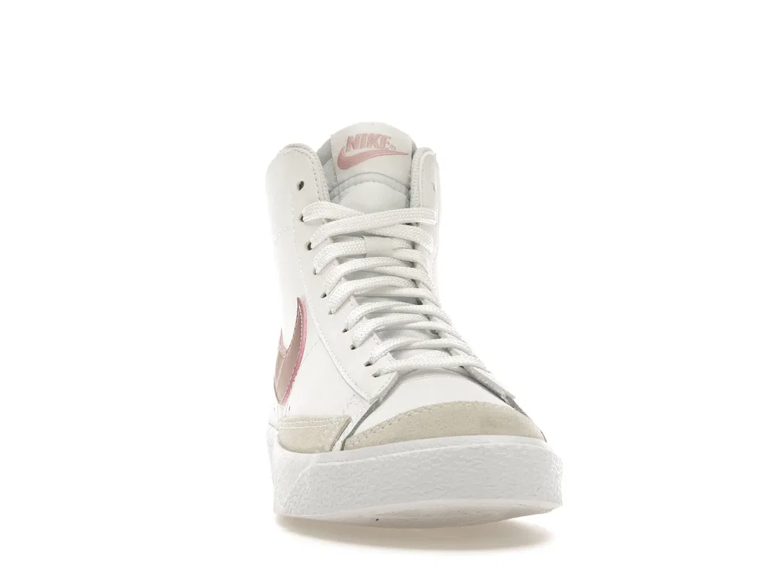 Детские кроссовки Nike Blazer Mid 77, White/Pink Glaze — фото 2