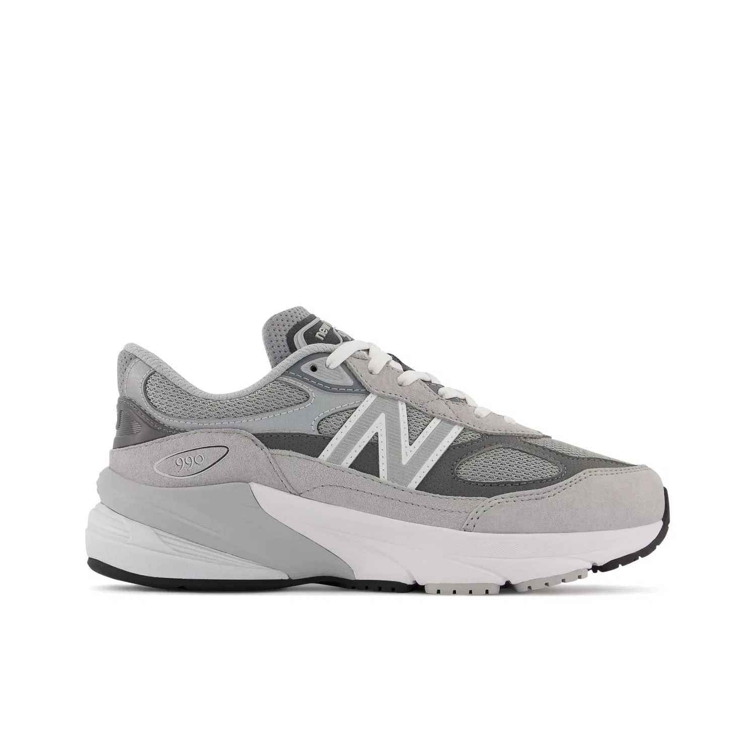 Детские кроссовки FuelCell 990v6 Lace New Balance, Grey Matter With Silver