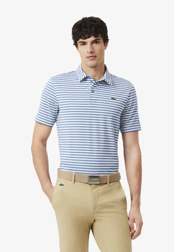 Футболка поло Lacoste, белый/синий
