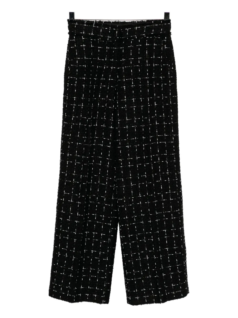 

Брюки из букле с логотипом Karl Lagerfeld, черный