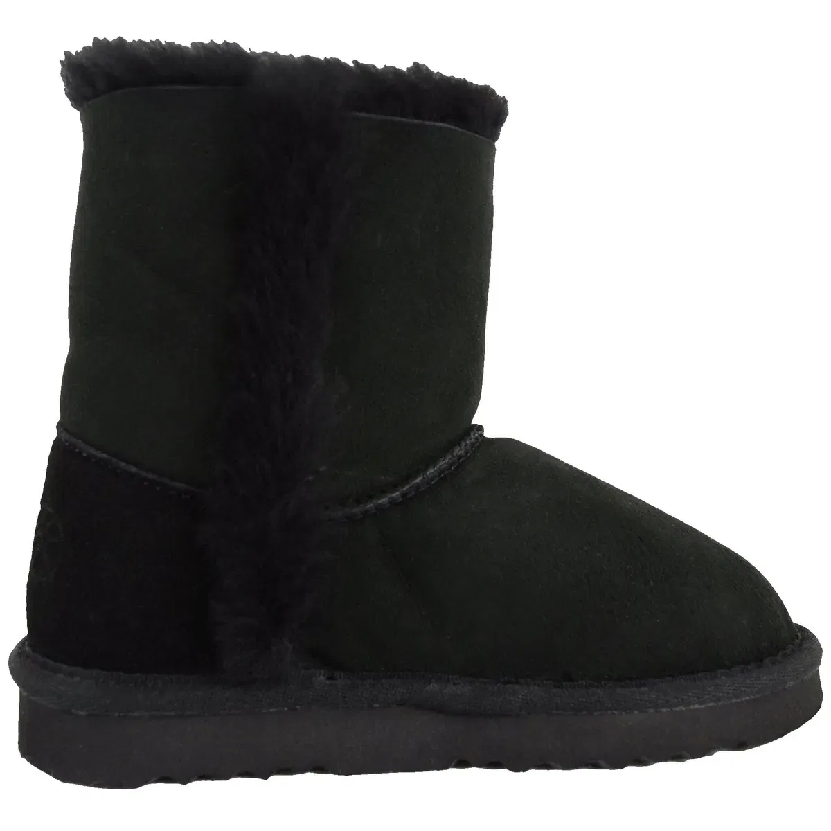 Детский сапог из овчины с бантом Snugrugs, Black