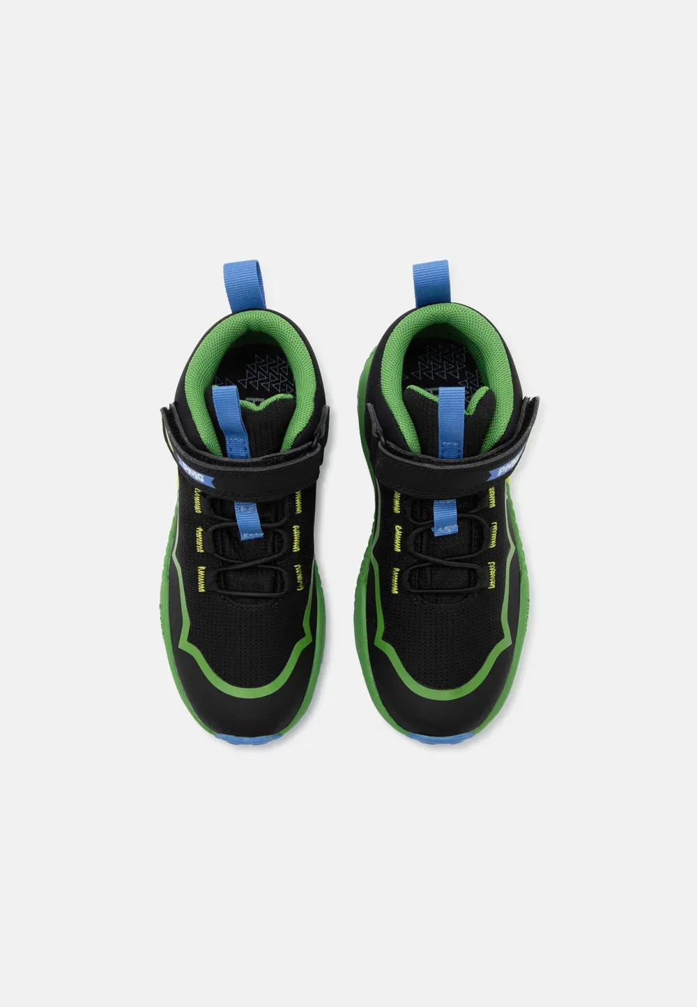 Goretex b&g storm унисекс - высокие кроссовки Primigi, Black/Green — фото 4