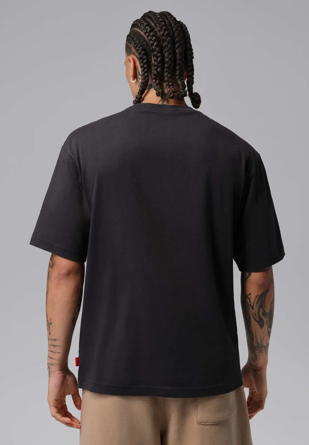 M j brk s anime 85 ss crew - print t-shirt Jordan, Off Noir — фото 3