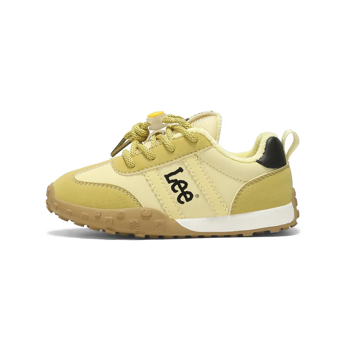 Детские кроссовки из синтетической кожи с защитой от ударов Lee, Yellow