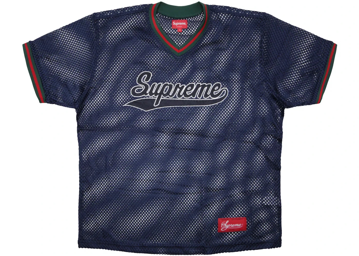 Мужская джерси Supreme Mesh Baseball Top, Navy