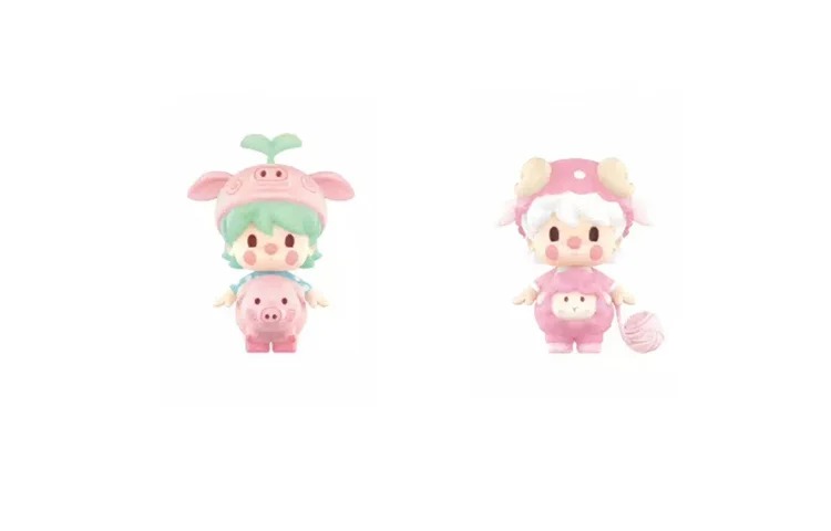 

Фигурка Pop Mart Sweet Beans Animal Baby Collection, Piglet + Jumping Sheep