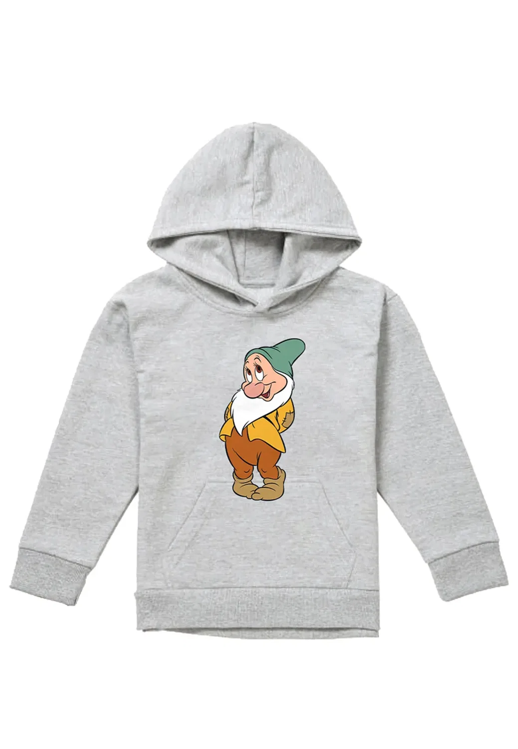 Детский худи с принтом And the seven dwarfs Snow White, Grey