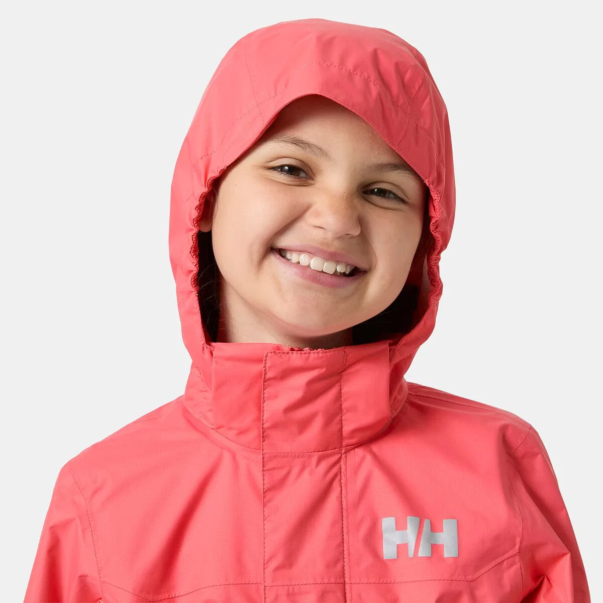 Детская куртка для девочек непромокаемая Loke jacket Helly Hansen, Sunset Pink — фото 3