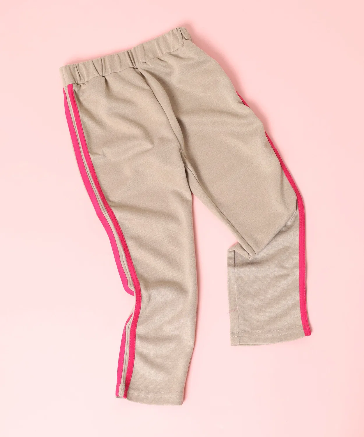 Детские спортивные брюки с боковыми лампасами, семидлинные, модель Side Line FUNALIVE, Beige