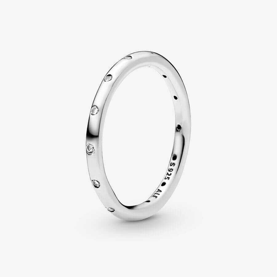 

Кольцо Pandora Timeless Simple Sparkling Band, серебро