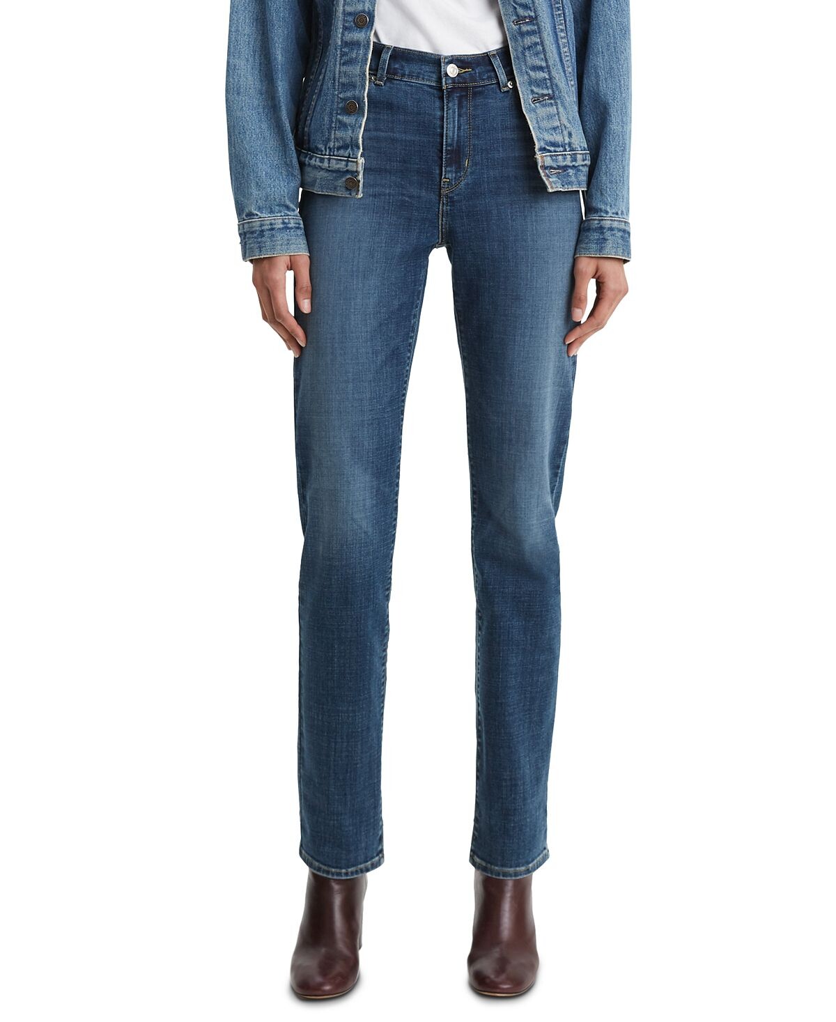 

Женские классические прямые джинсы Levi's, мульти