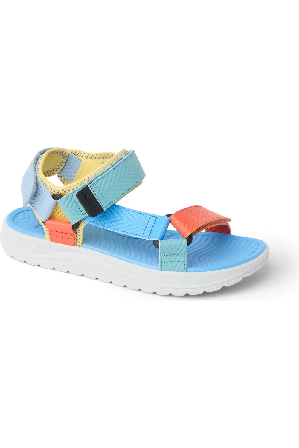 Детские сандалии на трех липучках Shoremazing Reef, Blue Multi