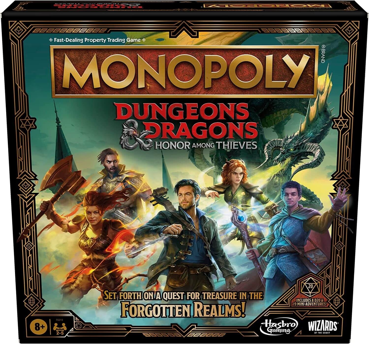 

Настольная игра Hasbro Gaming Monopoly Dungeons & Dragons: Honor Among Thieves