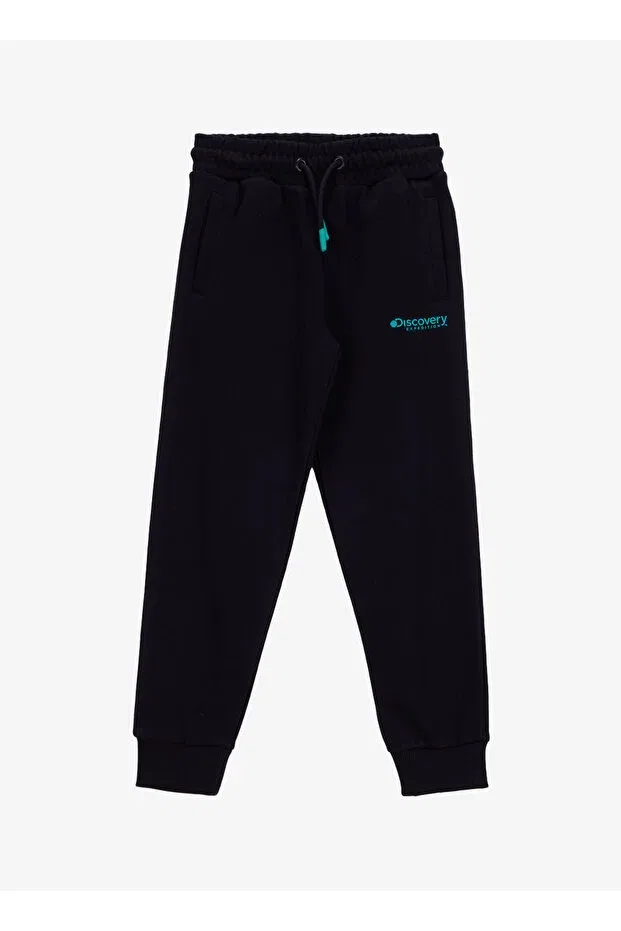 Детские спортивные штаны для мальчиков с принтом Elastic Leg d5wb-ea3052 Discovery Expedition, Black