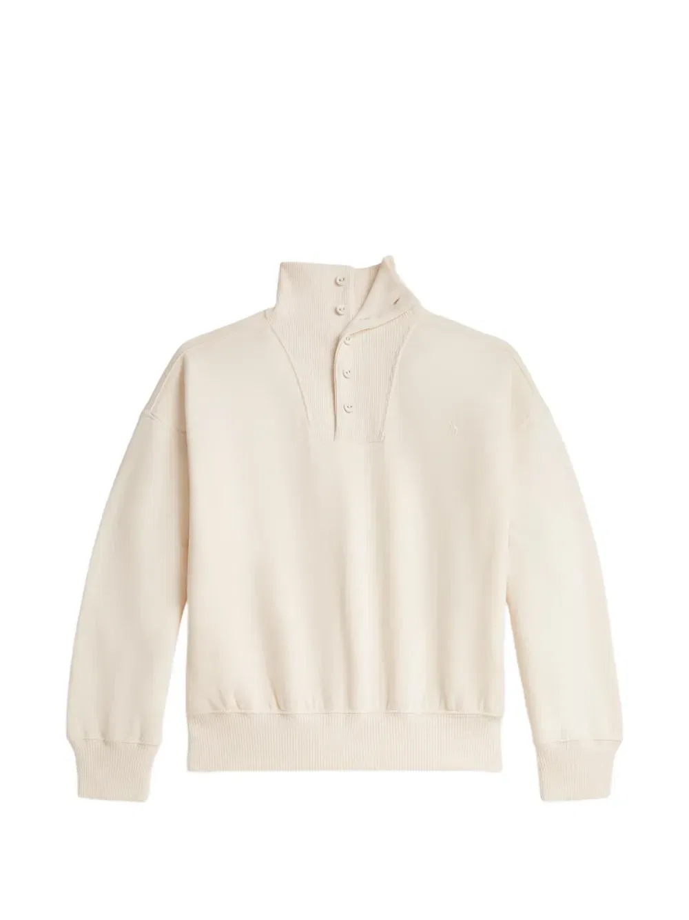 Свитер с воротником-воронкой POLO RALPH LAUREN KIDS, белый